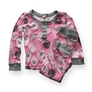 Munki Munki pink sheep pajamas